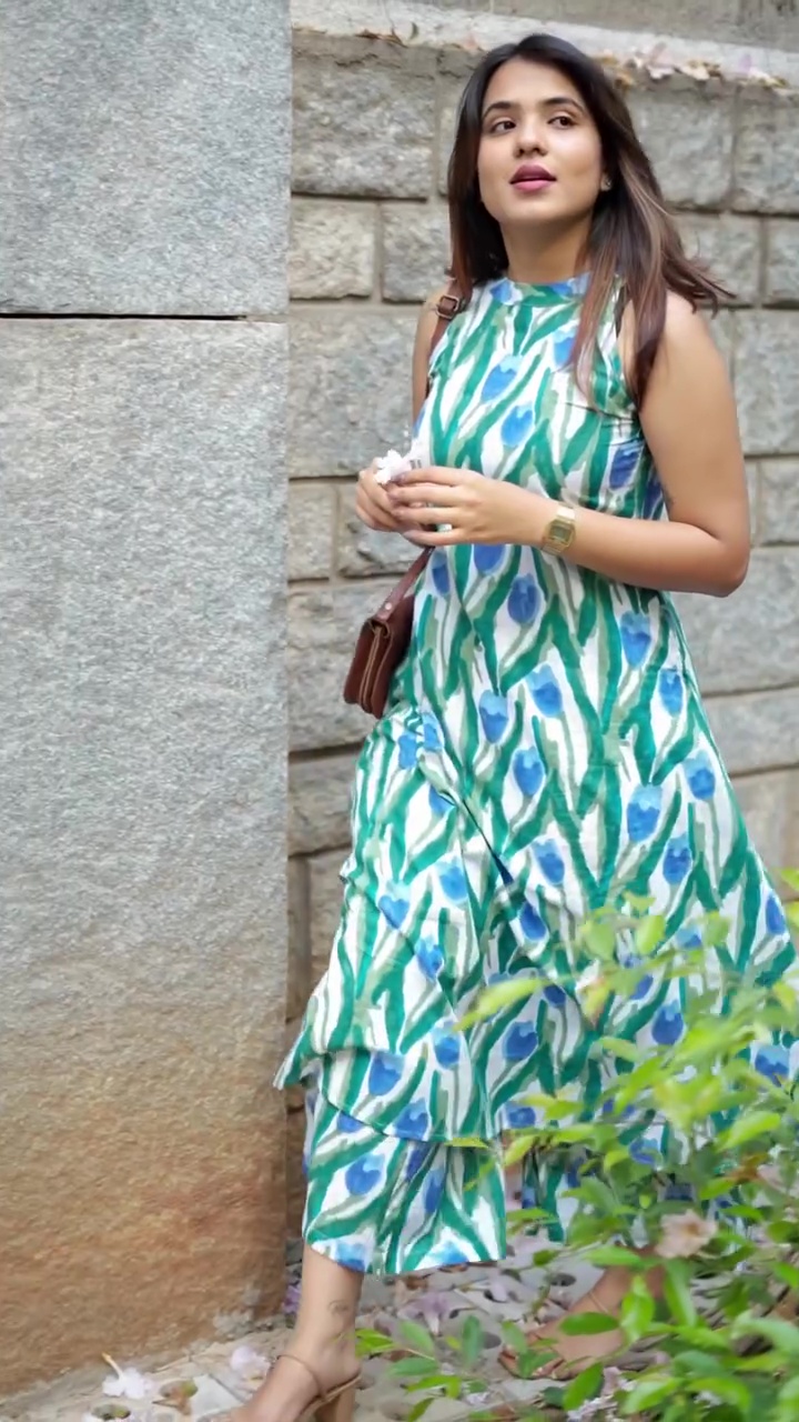 Women’s Floral Printed Sleeveless Maxi Dress | Elegant Casual & Summer Wear Dress for Women