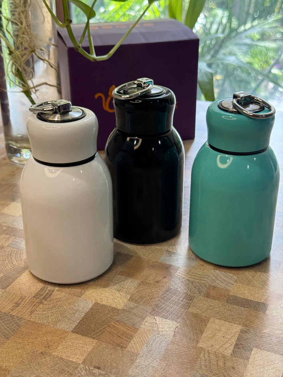 💧 Premium Stainless Steel Vacuum Water Bottle with Carry Ring | Leakproof Insulated Flask | Hot & Cold Travel Bottle | Multiple Colors | 350ml–1000ml